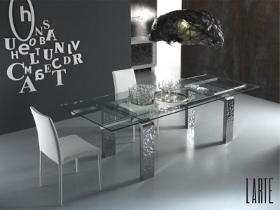 L'ARTE** tavoli allungabili, tavoli allungabili consolle, tavoli moderni,  tavoli moderni in legno, tavoli allungabili design